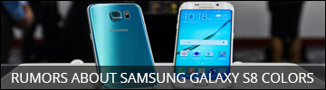 Samsung Galaxy S8 Color Variants